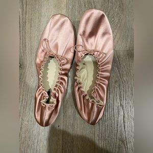 Zara pink balet flats